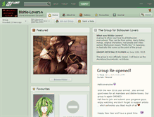 Tablet Screenshot of bishie-lovers.deviantart.com