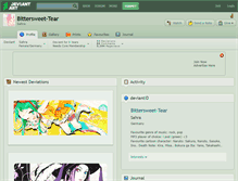 Tablet Screenshot of bittersweet-tear.deviantart.com