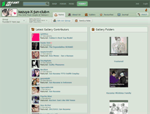 Tablet Screenshot of kazuya-x-jun-club.deviantart.com