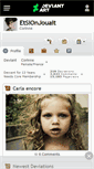 Mobile Screenshot of etsionjouait.deviantart.com