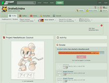 Tablet Screenshot of orotheechidna.deviantart.com