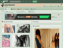 Tablet Screenshot of amberflykezzie.deviantart.com