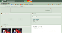 Desktop Screenshot of helix-studios.deviantart.com