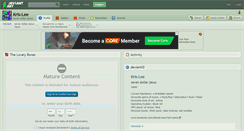 Desktop Screenshot of kris-lee.deviantart.com