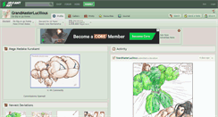 Desktop Screenshot of grandmasterlucilious.deviantart.com