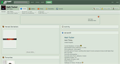 Desktop Screenshot of matt-tucker.deviantart.com