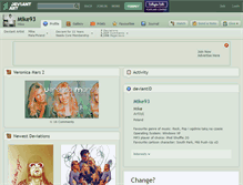 Tablet Screenshot of mike93.deviantart.com