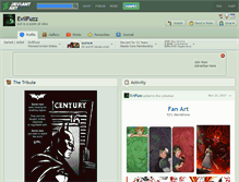 Tablet Screenshot of evilfuzz.deviantart.com