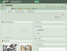 Tablet Screenshot of littlehikari.deviantart.com