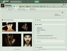 Tablet Screenshot of ozbanica.deviantart.com