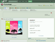 Tablet Screenshot of physicalmagic.deviantart.com