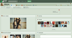 Desktop Screenshot of caldexter.deviantart.com