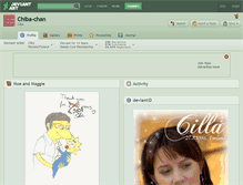 Tablet Screenshot of chiba-chan.deviantart.com