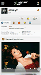Mobile Screenshot of misslyz.deviantart.com