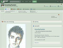 Tablet Screenshot of greendayfandom.deviantart.com