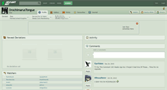 Desktop Screenshot of orochimarustongue.deviantart.com