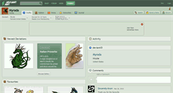 Desktop Screenshot of myrada.deviantart.com