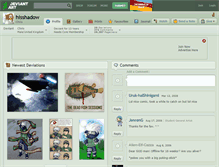 Tablet Screenshot of hisshadow.deviantart.com