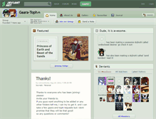 Tablet Screenshot of gaara-toph.deviantart.com