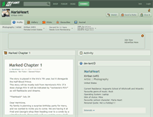 Tablet Screenshot of mariaheart.deviantart.com