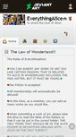 Mobile Screenshot of everythingalice.deviantart.com