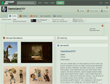 Tablet Screenshot of gaarassand101.deviantart.com