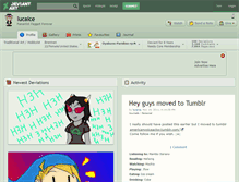 Tablet Screenshot of lucaice.deviantart.com