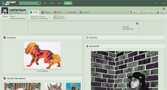 Desktop Screenshot of lastharliquin.deviantart.com