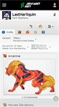 Mobile Screenshot of lastharliquin.deviantart.com