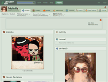 Tablet Screenshot of fidelinilla.deviantart.com