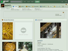 Tablet Screenshot of jesrie23.deviantart.com