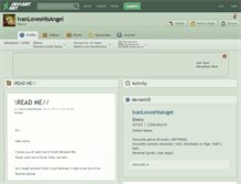 Tablet Screenshot of ivanloveshisangel.deviantart.com
