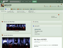 Tablet Screenshot of galaxyclub.deviantart.com