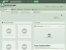Tablet Screenshot of danielcaravaggio.deviantart.com