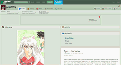 Desktop Screenshot of angelwing.deviantart.com