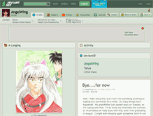 Tablet Screenshot of angelwing.deviantart.com