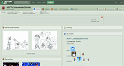 Desktop Screenshot of mlpt-commandershroob.deviantart.com