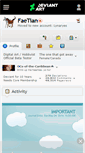 Mobile Screenshot of faetian.deviantart.com