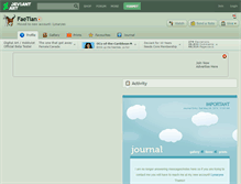 Tablet Screenshot of faetian.deviantart.com