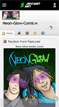 Mobile Screenshot of neon-glow-comic.deviantart.com