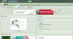Desktop Screenshot of aliekat.deviantart.com