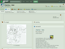 Tablet Screenshot of charmy----bee.deviantart.com