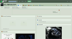 Desktop Screenshot of mlp--nightmare-moon.deviantart.com
