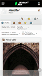 Mobile Screenshot of mancifer.deviantart.com