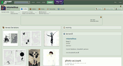 Desktop Screenshot of missmelinus.deviantart.com