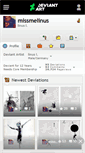 Mobile Screenshot of missmelinus.deviantart.com