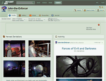 Tablet Screenshot of john-the-enforcer.deviantart.com