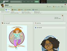 Tablet Screenshot of edgv.deviantart.com