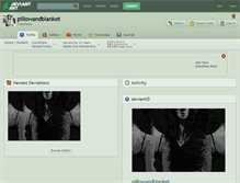 Tablet Screenshot of pillowandblanket.deviantart.com