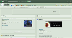 Desktop Screenshot of denzuko.deviantart.com